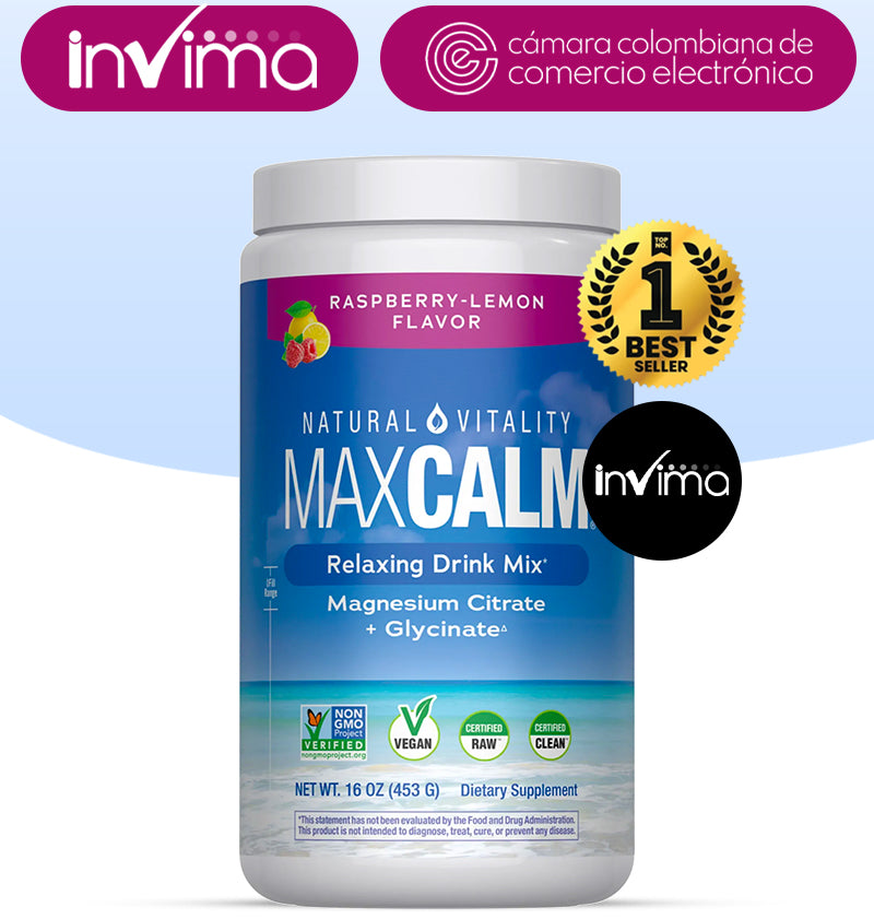 MAXCALM® Citrato Magnesio + Glicinato